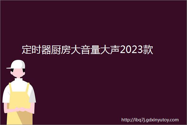 定时器厨房大音量大声2023款